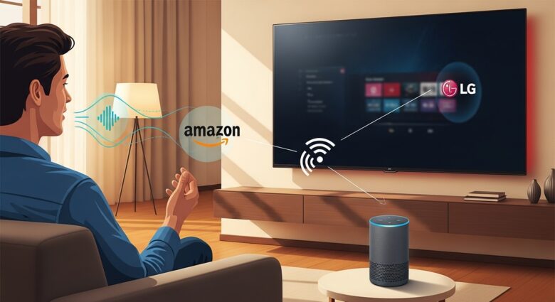 controlar smart tv lg com alexa sem controle remoto