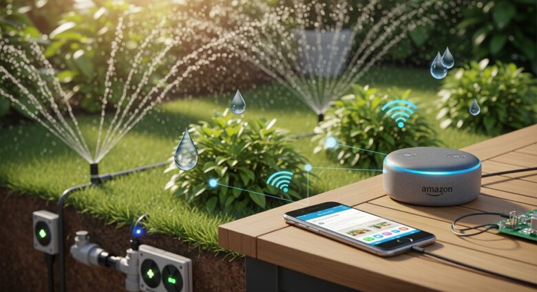 Tutorial DIY irrigação Alexa válvula inteligente jardim