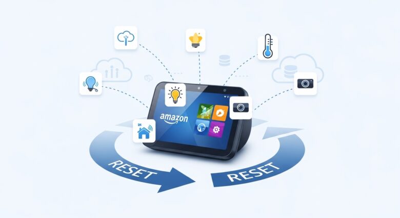 resetar echo show sem perder rotinas