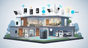 dispositivos de segurança doméstica com Alexa